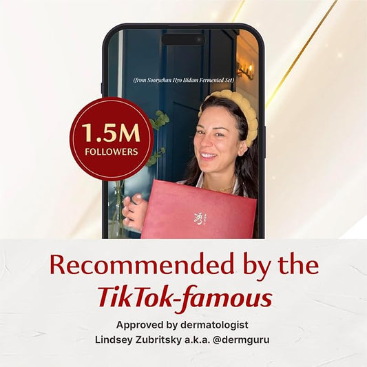 Sooryehan Hyobidam Fermented Bundle Gift Set (14fl oz) - Hyobidam Korean Skin Care Gift Set with Toner, Emulsion, Essence, Cream, Eye Cream, Mask & Foam,. Wild Ginseng Anti-Aging Hydration & Firming.