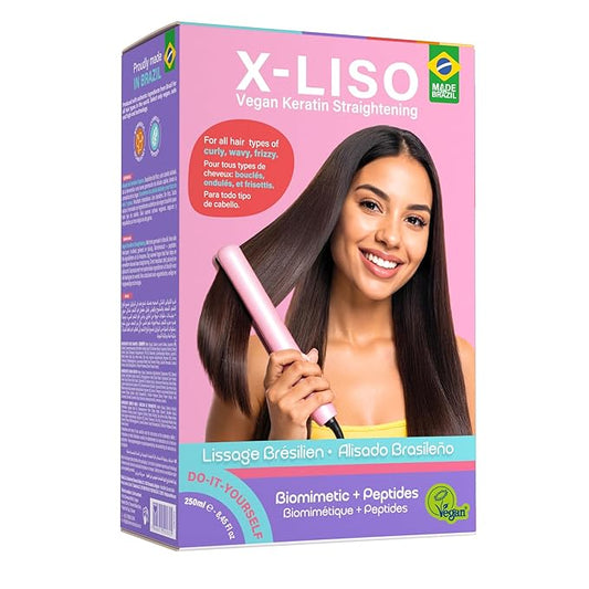 Brazilian Keratin Hair Treatment – Straightening kit, Progressiva, Frizz-Free – Keratin Treatment at Home | Keratina Para Alisar El Pelo | Alisado Sin Formol | Straightening hair products