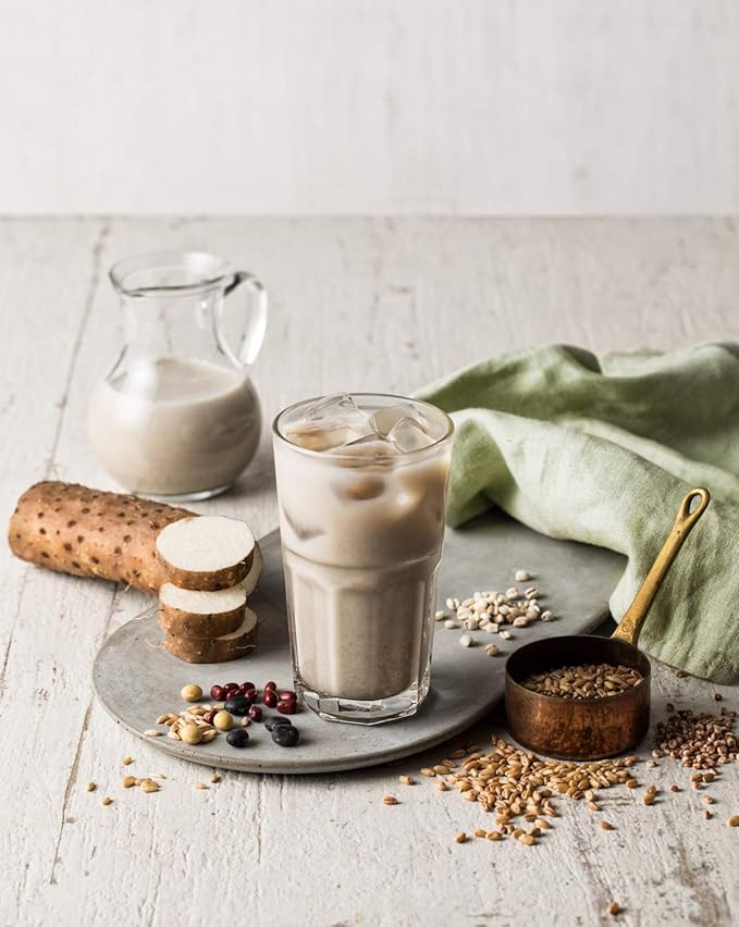 DAMTUH 15 Grains Mixed Powder and Super 12 Grains Mixed Powder Misugaru Meal Replacement Shake Bundle Pack 40 Counts (Pack of 2)