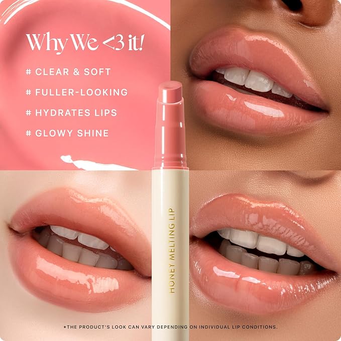 Nature Republic HONEY MELTING LIP (02 FIG) SOFT LIP STICK, Hydrating Gloss, Moisturizing balms, Sheer tint, Shine & Nude, Glowy Finish, korean make up, Stocking Stuffers