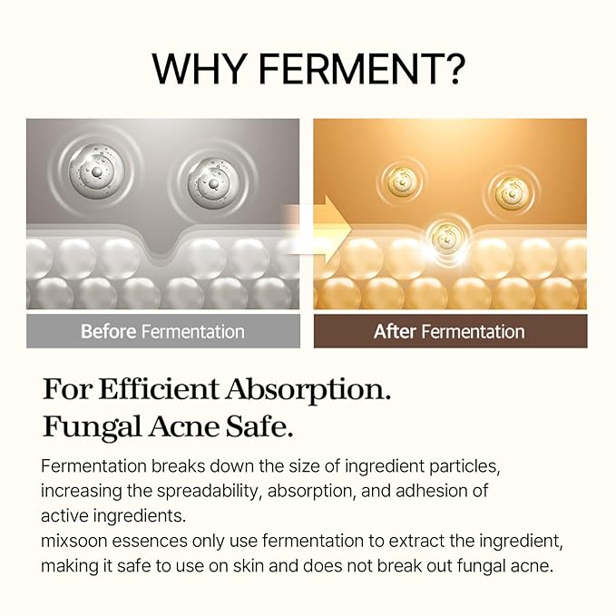 mixsoon Bean Essence Exfoliating Hydrating for Face fermented bean extract Hyaluronic Acid Serum Korean Glass Skin Care 1.69 Fl Oz / 50ml