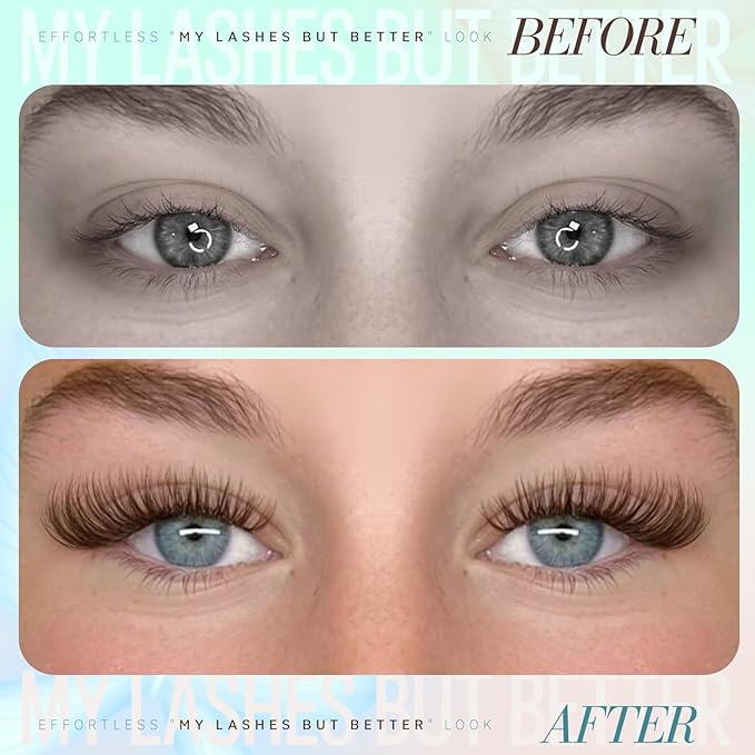 Brown Lash Clusters Wispy Individual Lashes Natural cluster eyelash extensions