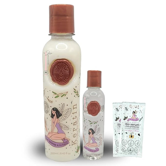 Aftercare for Ritual Botánico Keratina Orgánica | Treatment to Straighten, Repair and Relax Hair | All Natural, Organic & Vegan Ingredients | Product of Colombia| Keratin Medium, 250ml/8.45 Fl Oz)
