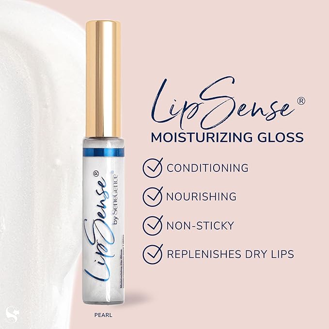 SeneGence LipSense Moisturizing Gloss – Hydrating, Long-Lasting Gloss with Shea Butter & Vitamin E, Vegan & Paraben-Free