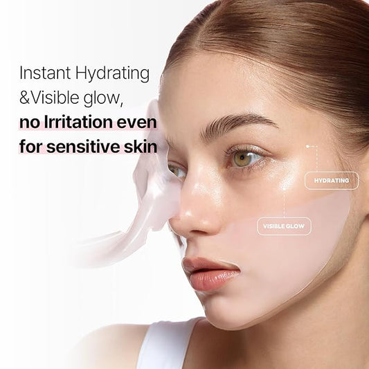 ROUND LAB Birch Juice Moisturizing UVLock Sunscreen+Camellia Deep Collagen Firming Mask 4ea Set | collagen mask, glass skin, SPF45 sunscreen, hydration, korean sunscreen