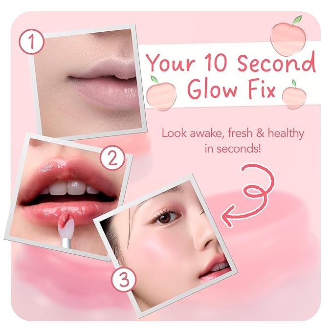 FRUDIA Glow Juicy Jam Lip & Cheek Stain (Chou Berry) – Korean Lip Tint & Blush in One | Long-Lasting, Moisturizing, Non-Sticky Glossy Color for Lips, Cheeks & Eyes | Ballerina Pink (4.5g)