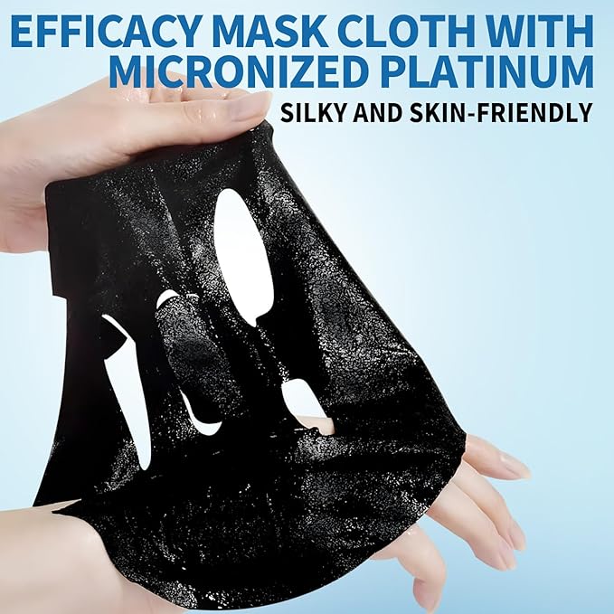 Soothing Face Sheet Mask (10 Sheets), Anti-Aging, Detoxifying & Moisturizing Face Mask for Sensitive Skin with Centella Asiatica, Vitamin B5, Glass Skin Face Mask for after Microneedling