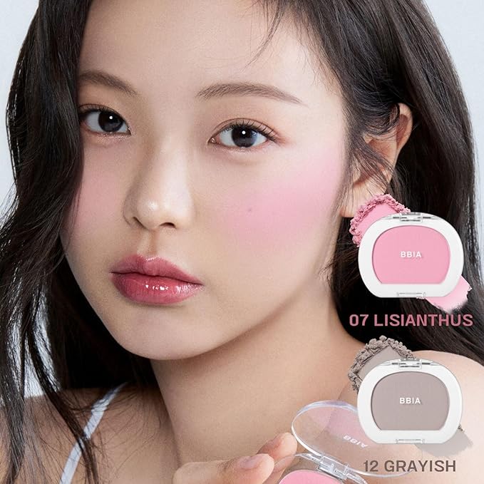 BBIA Last Blush NEW 15 Colors - Cheek Blush Shaping Shading Contour & Highlight Long-Lasting Matte Finish Natural Shades Buildable & Blendable Daily Korean Face Makeup (11 LILY CORAL, Pack of 1)