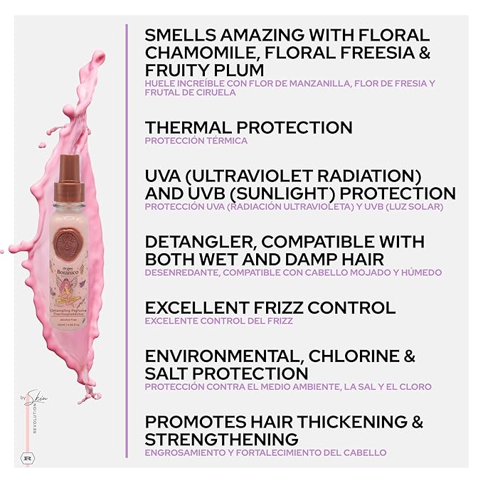 Aftercare for Ritual Botánico Keratina Orgánica | Treatment to Straighten, Repair and Relax Hair | Natural, Organic & Vegan | Product of Colombia | Perfume Termoprotector, 120ml/4.05 Fl Oz (2 Count)