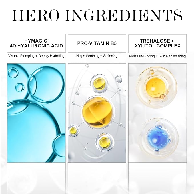 ZealSea Hyaluronic Acid Serum for Face, Hydrating Microneedling Serum, EWG Certified for Sensitive Skin, Vegan Fragrance Free Non-Comedogenic Absorb Quickly, Pure Hyaluronic Acid Anti-Aging 1 Oz*2