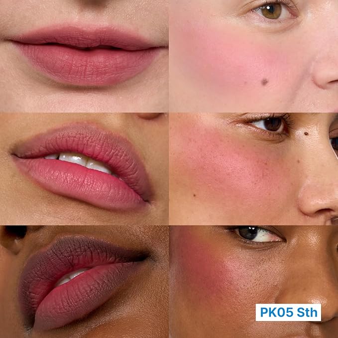 fwee Blurry Pudding Pot + Keychain SET | Airbrushed Blush & Lip, Buildable Pigment, Long-lasting, Lightweight, Easy to Blend, Natural Soft Matte Finish Makeup – Sth (Dusty Pink) | 0.17 oz