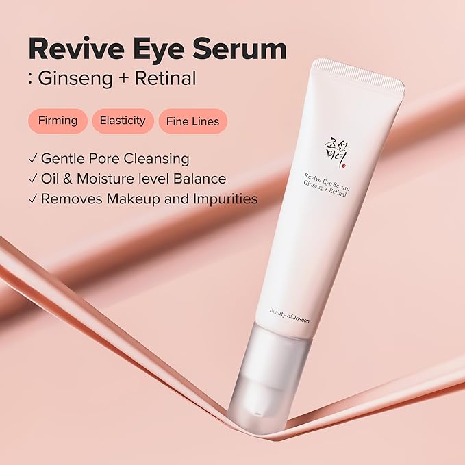 Beauty of Joseon Revive Eye Serum with Retinal Niacinamide Peptide for Face Under Eyes Wrinkles Dark Circles Moisturizer Cream Korean Skincare 30ml, 1 fl.oz * 2pack