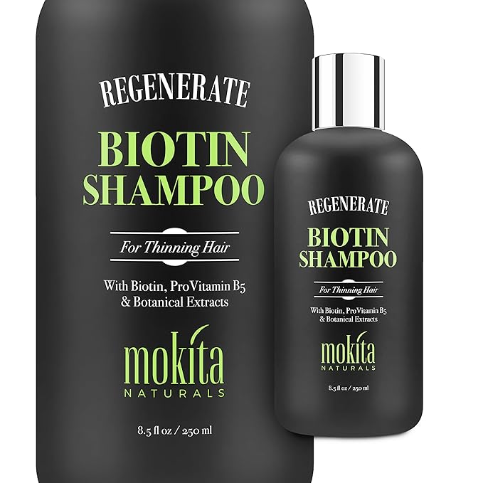 Hair Volumizing and Regrowth Shampoo for Thinning Hair, Sulfate-Free & Vegan-Friendly, 8.5 Ounces