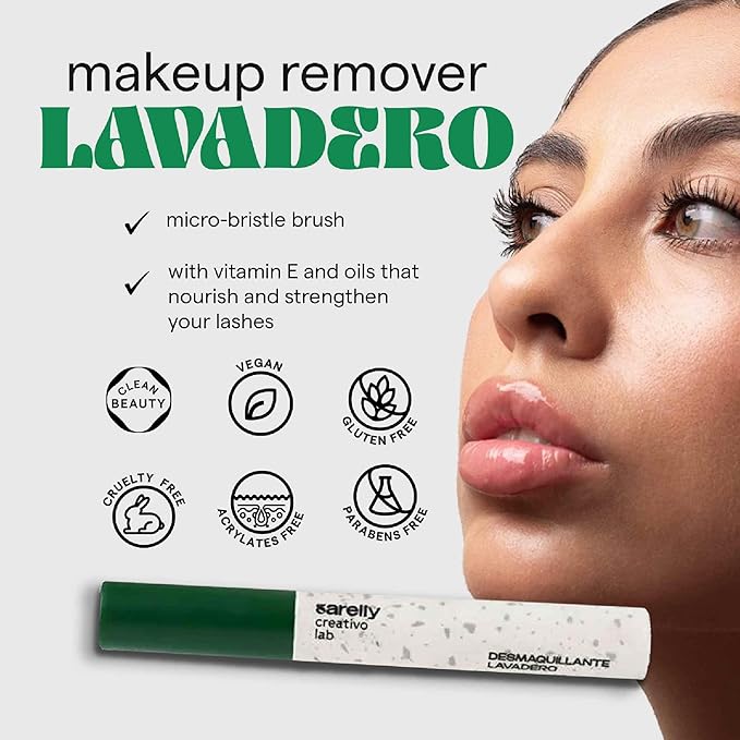 SARELLY SARELLY, Eye Kit, Long Cow Lashes Mascara + Lavadero Eye Makeup Remover, Sarelly Creative Lab