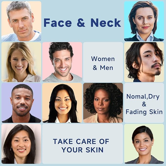 Retinol Cream for Face, Collagen Neck Creams for Tightening and Firming, Anti Aging Day & Night Facial Moisturizer for Women & Men, Instant Face Lift Wrinkle Cream 2-Pack