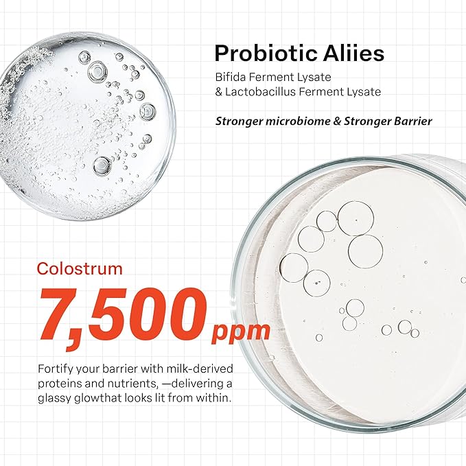 24/7 Colostrum Ampoule Mist - Glass skin with Long Hydration, Poreless Smooth Skin, Before & After Makeup, Hyaluronic Acid and Vitamin, For All Skin types, 1.85 fl oz