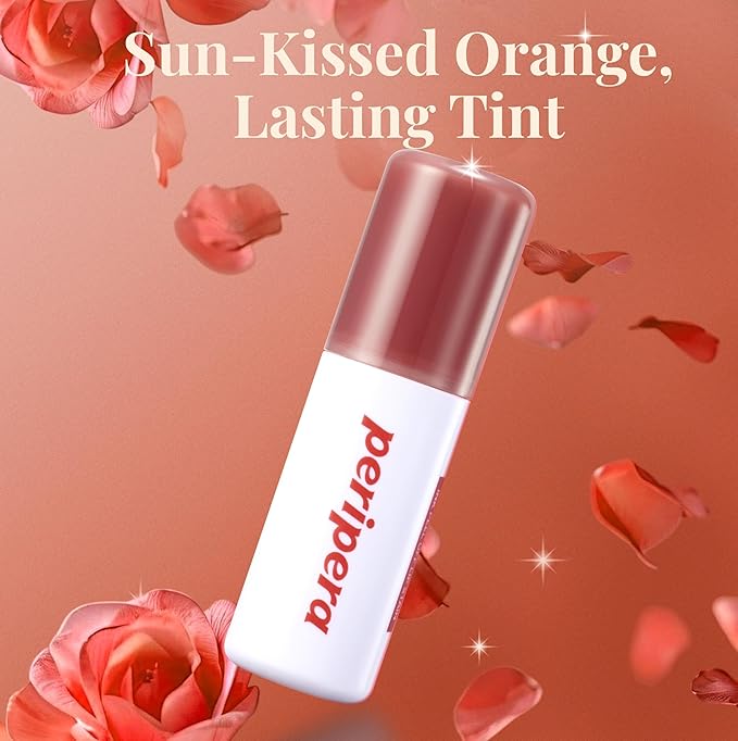 Peripera Ink Peel Off Lip Stain - Long Lasting, Transfer-Proof, Waterproof Korean Lip Tint with Color-Changing Peel-Off Formula (03 PEANUT ROSE)