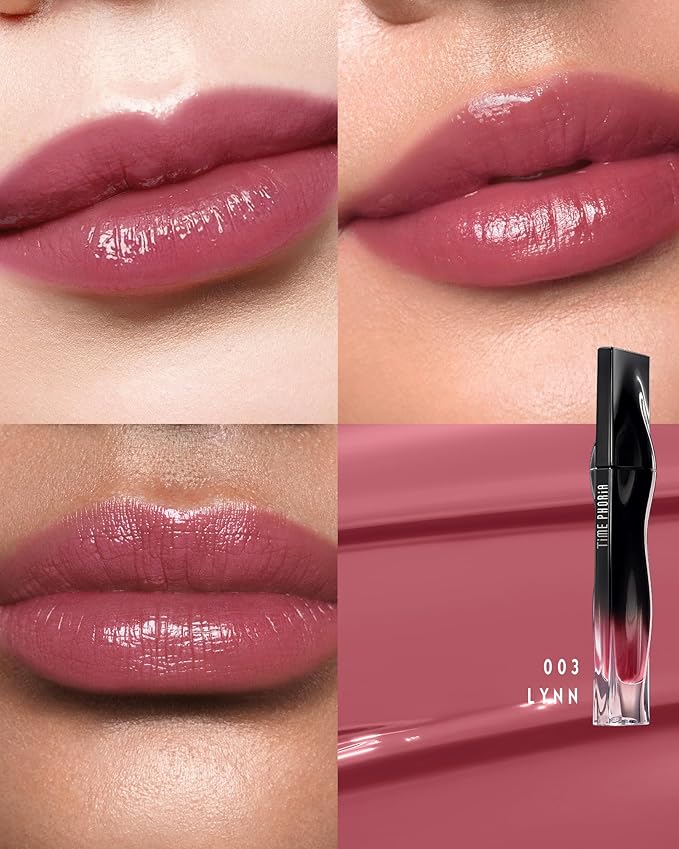 STELLAR DUST LIP STAIN-Long Lasting, Waterproof and Transferproof Lip Tint, Glossy Finish Lip Gloss, Lightweight Lipstick, High Coverage, Stocking Stuffers For Teen Girls (003 Lynn)