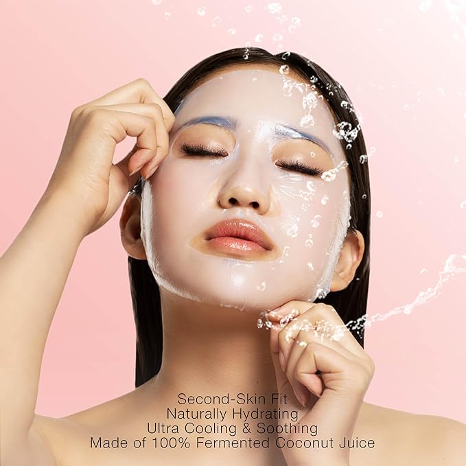 STARSKIN Close-Up 1x40g, Coconut Bio-Cellulose Firming Face Mask for all Skin Types, Face Lifting Korean Skincare Mask, Skin Elasticity Improvement and Rejuvenating Effect, K Beauty Skincare