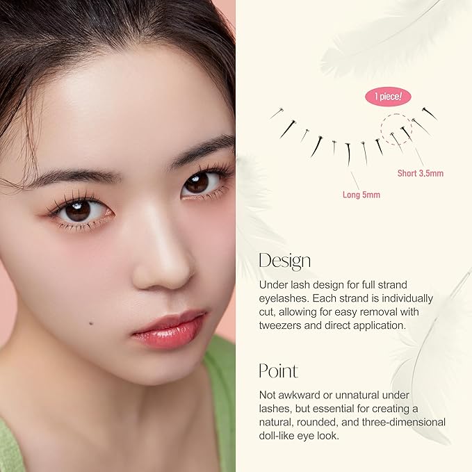 EYEME Eyelash x Artist Collaboration NO.03 – 5 Set Pack, Soft & Natural False Eyelashes, Lightweight Lashes for a Subtle Yet Defined Lash Enhancement, Glue Not Included, K-Beauty