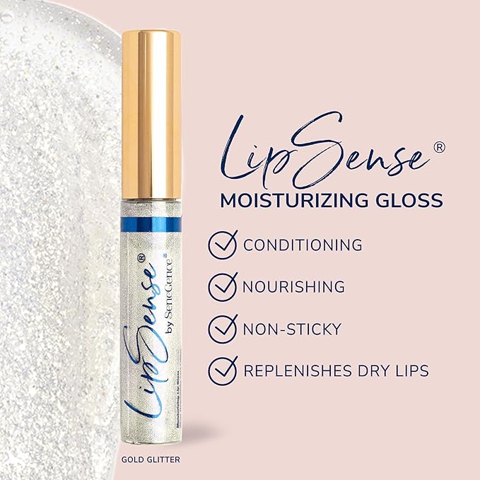 SeneGence LipSense Moisturizing Gloss – Hydrating, Long-Lasting Gloss with Shea Butter & Vitamin E, Vegan & Paraben-Free