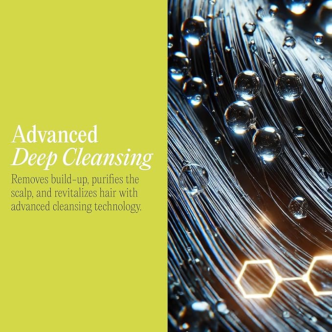 Clarifying Deep Shampoo by K-Pure, Sulfate & Paraben Free, Purifying Shampoo for Buildup Removal, Deep Cleansing for Oily Scalp, Color & Keratin-Treated Hair, Pre-Treatment for Smoother, Stronger Hair
