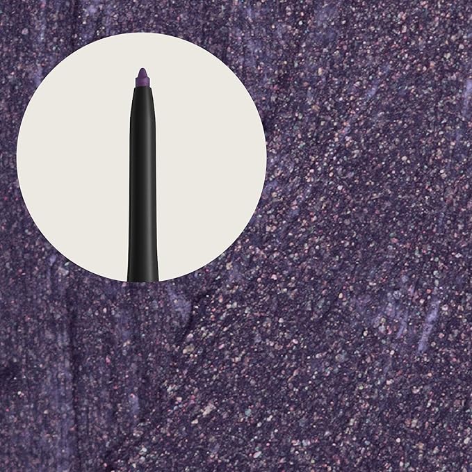 Sandstone Scandinavia Hypoallergenic Waterproof Eyeliner - Fragrance Free Metallic Eye liner - Vegan and Cruelty Free Eye Pencil - Eyeliner Pencil for Sensitive Eyes (Purple Space)