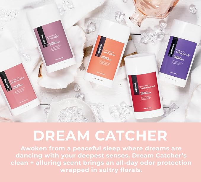 Rustic MAKA Natural Deodorant for Women, Dream Catcher, Cruelty-Free, No Baking Soda, No Aluminum, No Parabens, Magnesium, Continuous Odor Control