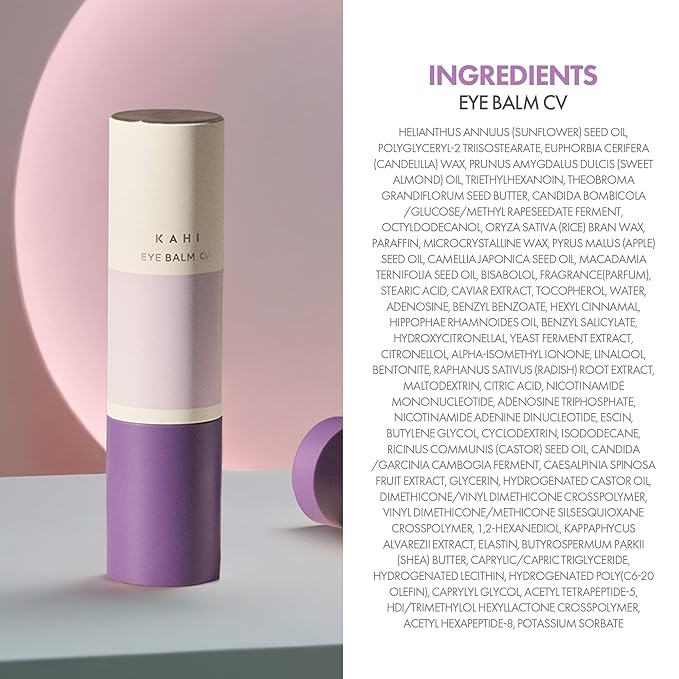 KAHI Eye Balm CV Refill - Age-Defying, Hydrating, 3D Lifting Under Eye Moisturizer Stick with Beluga Caviar Oil - Corrector for Dark Circles – Luxury Korean Skincare (9g, 0.31 oz)