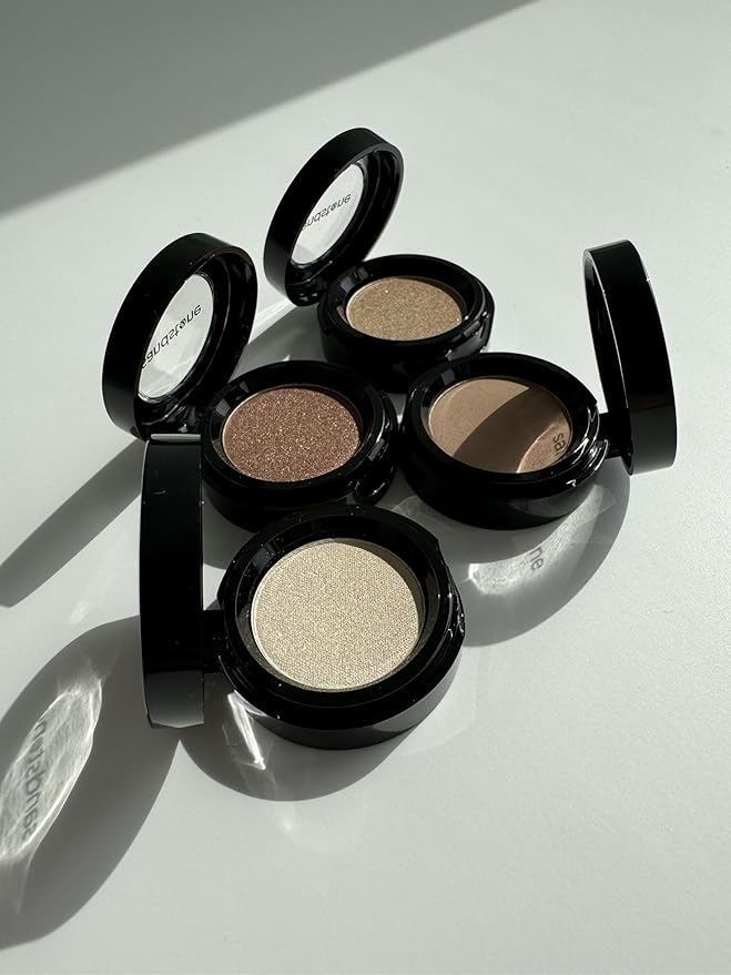 Sandstone Scandinavia Eyeshadow for Sensitive Eyes, Eyeshadow with Long Durability, Allergy Certified, Fragrance-Free and Vegan Eye Make-Up, Hypoallergenic Make-Up (248 Silk)