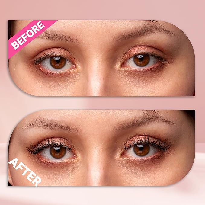 Gmagictobo Wispy Lash Clusters Natural Lash Clusters Kit C Curl D Curl Lashes Clusters 224Pcs Individual Lashes Lash Bond and Seal Lash Tweezers