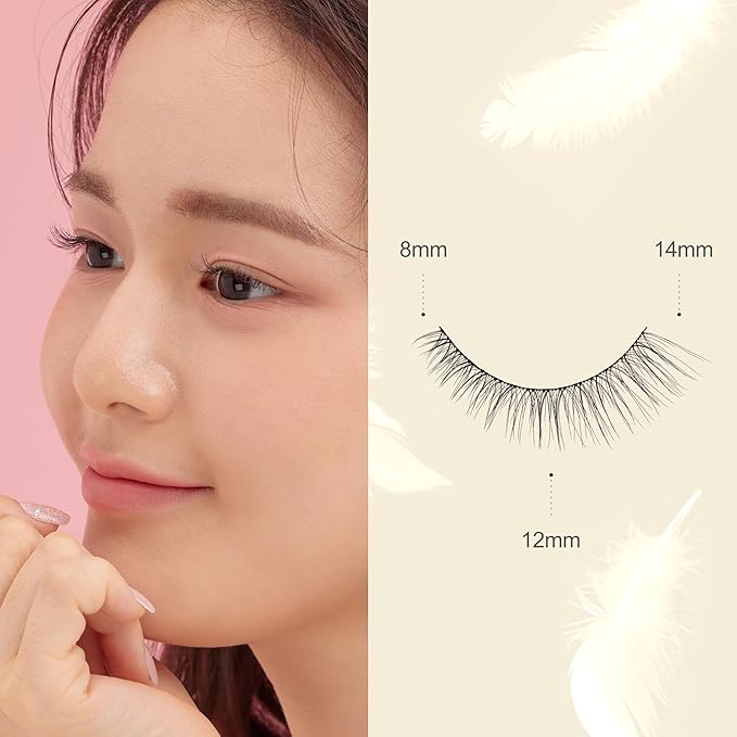 EYEME Eyelash NO.31 – 5 Pack Set, Flared & Voluminous False Eyelashes, Wispy Cat Eye Lashes for an Open-Eye Effect, Lightweight & Soft for All-Day Wear, K-Beauty