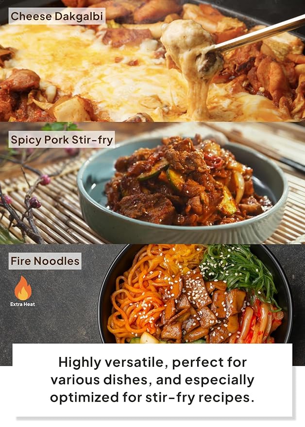 Korean Food Haetnim Maeul 100% Korean Red Chili Powder | Large Particle Powder For Stir Fry and Seasoning 3.5oz(100g) | Vegan, NO MSG