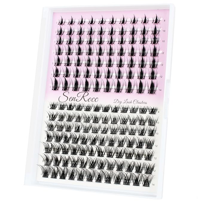 Lash Clusters Wispy Individual Lashes Fairy Lash Clusters 154pcs Eyelash Clusters Manga Eyelash Extensions (QF/Z03-0.07D-8-14)