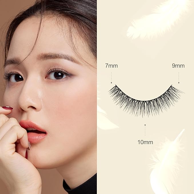 EYEME Eyelash NO.30 – 5 Set Pack, Premium False Eyelashes with Bold Flared Ends, Lightweight Cat Eye Lashes for a Deep & Defined Look, Easy to Apply & Comfortable, K-Beauty