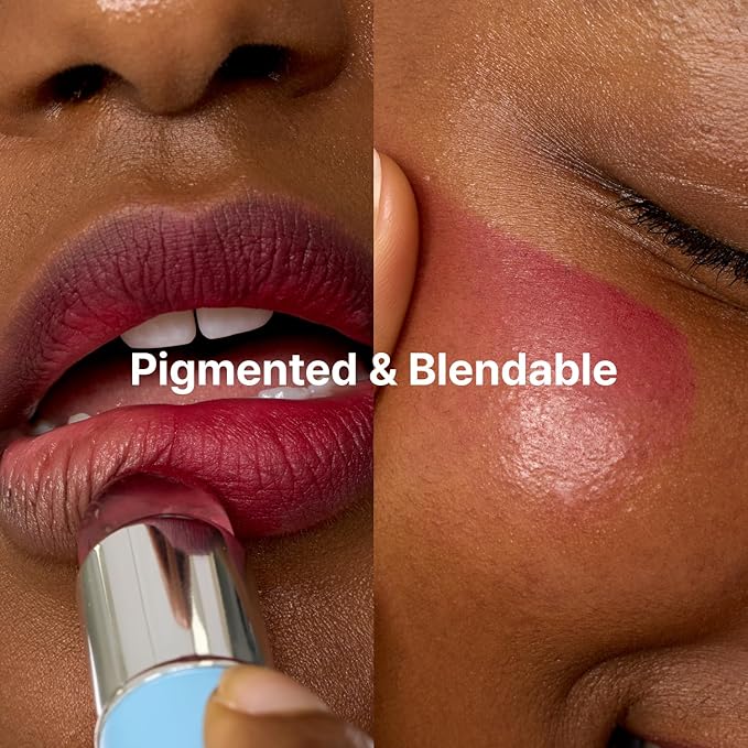 fwee Blurry Pudding Pot + Keychain SET | Airbrushed Blush & Lip, Buildable Pigment, Long-lasting, Lightweight, Easy to Blend, Natural Soft Matte Finish Makeup – Faded (Dusty Rose) | 0.17 oz