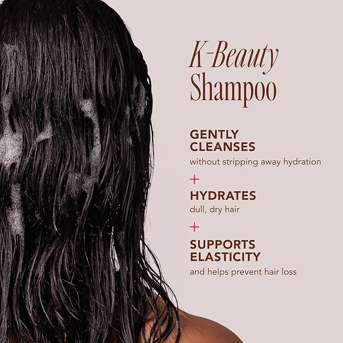 THE FACE SHOP Rice Water Bright Essential Shampoo, Rice Protein Shampoo with Rice Extract, Anti-Hair Loss, Korean Shampoo for Silky and Healthy Hair, Sulfate Free