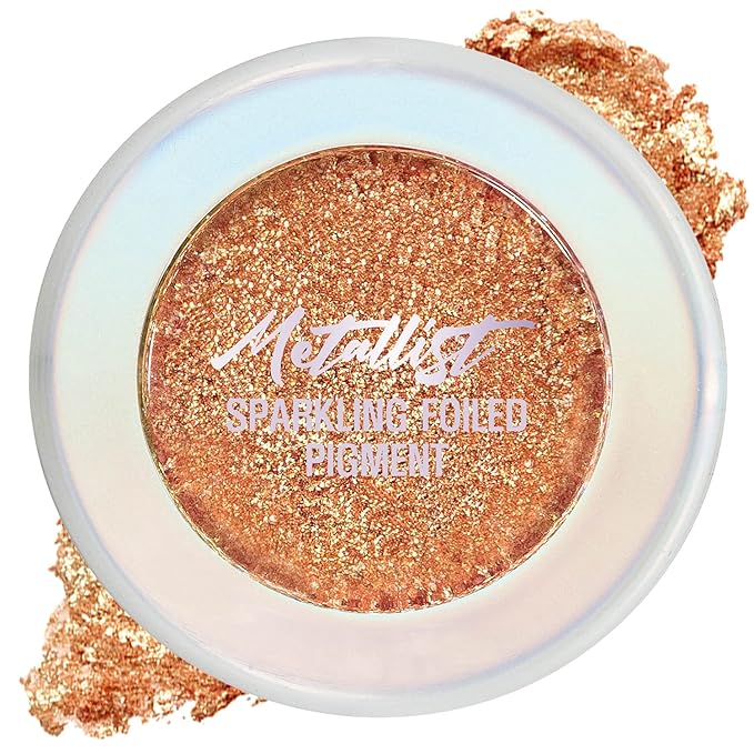 Touch in Sol Metallist Sparkling Foiled Pigment (#4 Sun Aurora) - Diamond and Pearl Powders to Create Holographic Look - Dazzling Sparkles Gorgeous Glitter Eye Shadow