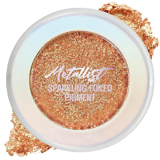 Touch in Sol Metallist Sparkling Foiled Pigment (#4 Sun Aurora) - Diamond and Pearl Powders to Create Holographic Look - Dazzling Sparkles Gorgeous Glitter Eye Shadow