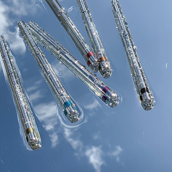 Sandstone Scandinavia Hypoallergenic Waterproof Eyeliner - Fragrance Free Metallic Eye liner - Vegan and Cruelty Free Eye Pencil - Eyeliner Pencil for Sensitive Eyes (Purple Space)