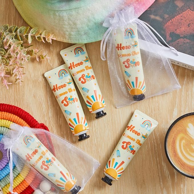 48 Sets Here Comes The Son Hand Cream Gifts Bulk Baby Shower Hand Cream Travel Size Lotion Bulk Fall Thanksgiving Party Supplies Favors Birthday Wedding for Guest