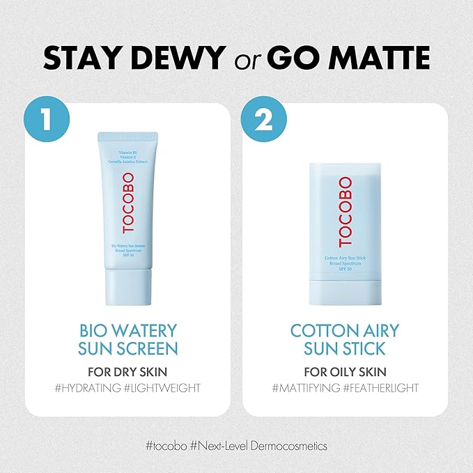 Cotton Airy Sun Stick SPF 50 Broad Spectrum Korean Matte Sunscreen Stick for Face - Travel Size Sebum Control Sunblock -Vegan, Lightweight, Non-Sticky 0.67 oz