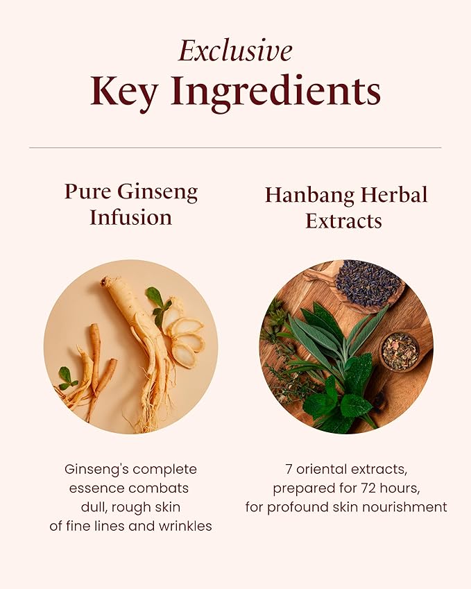 Sooryehan Bichaek True-Rejuvenating Skincare Set (206 ml/6.97 fl oz) - Radiant and Firm Skin, Skin Elasticity by LG Beauty. Korean Panax Ginseng, Korean Medicine Extracts