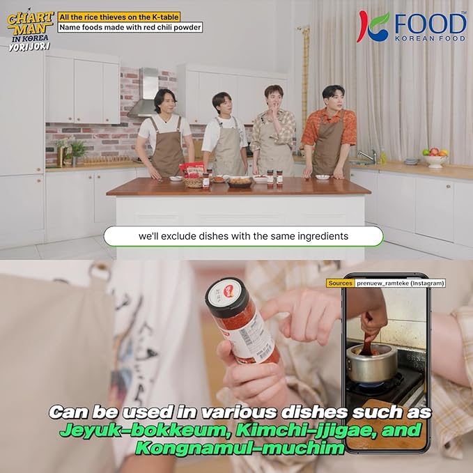 Korean Food Haetnim Maeul 100% Korean Red Chili Powder, Gochugaru Great for Kimchi 8.8oz(250g) Vegan, NO MSG, 고추가루, 한국산
