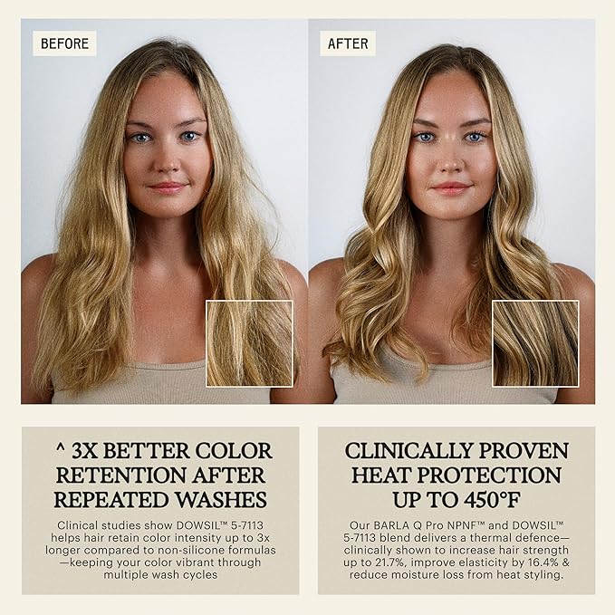 REMILIA Rice & Shine Leave-In Conditioner Spray for Frizzy Hair – Lightweight Rice Protein Hair Mist – Heat Protectant up to 450°F, Detangling & Softening, Vegan & Color-Safe – Made in USA 6.7 fl oz