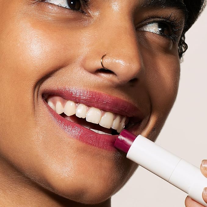 Melixir Vegan Lip Butter (12 Colors), Hydrating Tinted Lip Balm Stick, Bee-Free, Petrolatum-Free, Plant-Based, Moisturizes Dry & Chapped Lips With Shea Butter, Sheer, Natural Finish - #16 Wine Stain