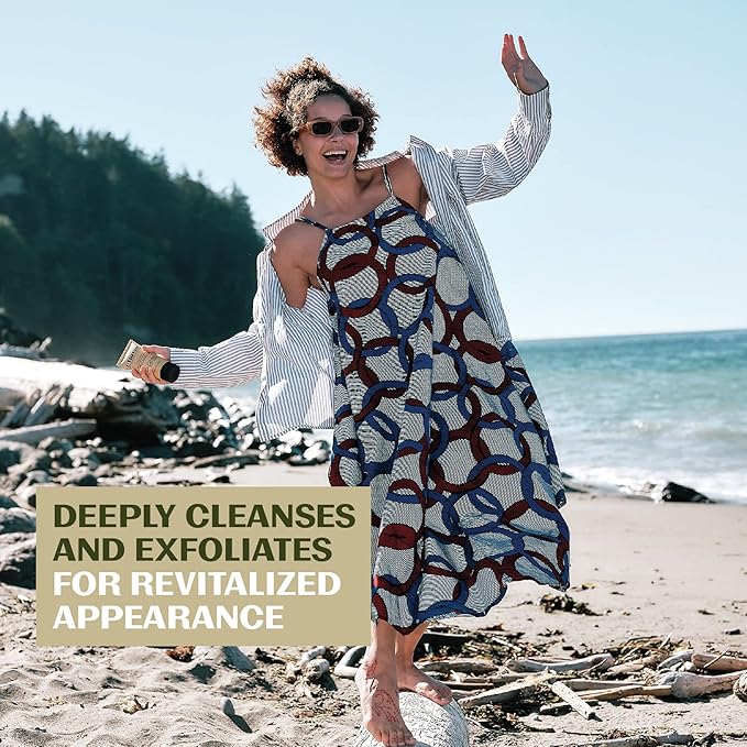 Thrive Natural Care Face Scrub for Men & Women - Exfoliating Face Wash with Anti-Oxidants Improves Skin Texture, Unclogs Pores & Helps Prevent Ingrown Hairs - Pack of 3